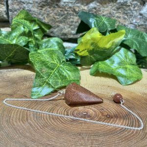 Pendulum Gold Stone Crystal 3.5cm