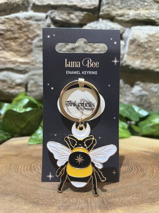 Dark Forest Luna Bee Keyring