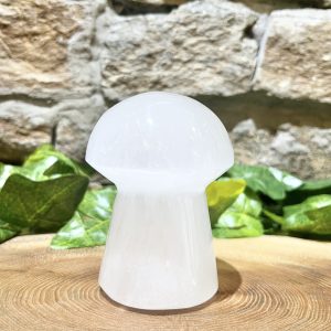 Selenite Crystal Mushroom 8cm