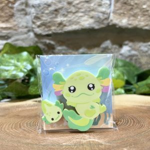 Axolotl Erasers Green