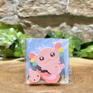 Axolotl Erasers Pink