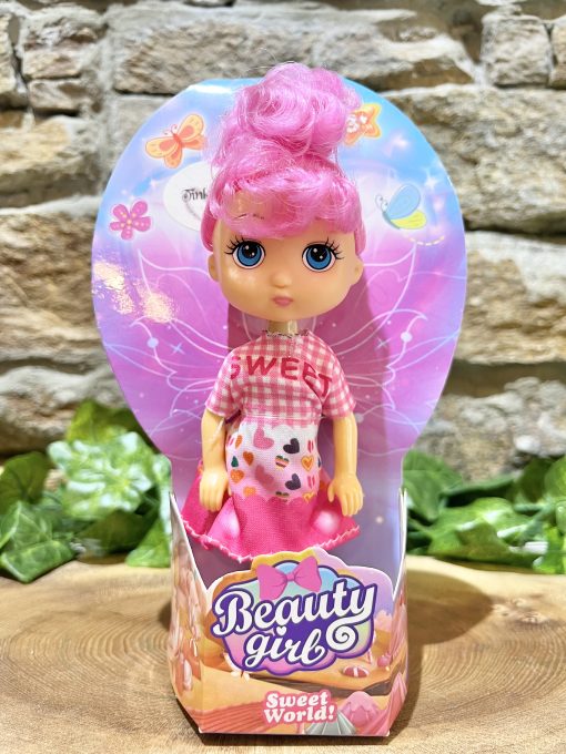 Beauty Girl Fashion Doll Candy Pink