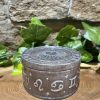 Zodiac Trinket Dish Silver Hand Made - Image 2