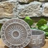 Zodiac Trinket Dish Silver Hand Made