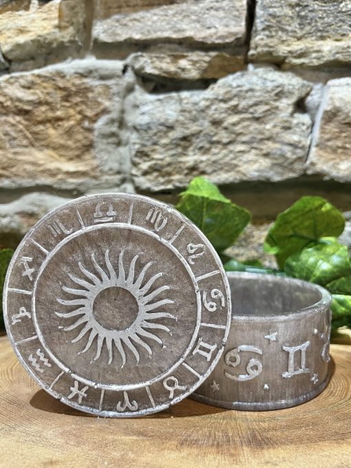 Zodiac Trinket Dish Silver Hand Made