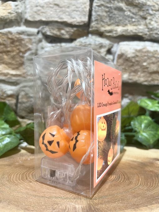 LED Pumpkin String Lights - Image 2
