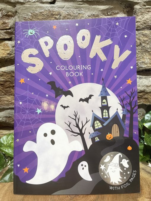 Spooky Foil Colouring In Book