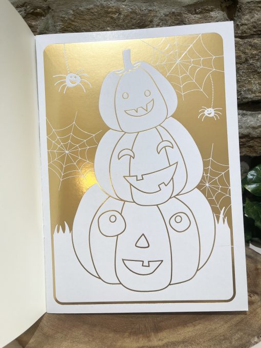 Spooky Foil Colouring In Book - Image 2