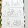 Spooky Foil Colouring In Book - Image 3