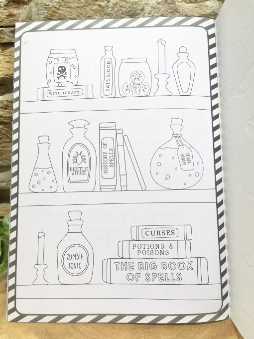 Spooky Foil Colouring In Book - Image 3