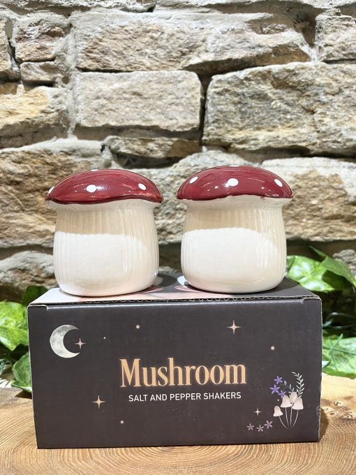 Mushroom Salt & Pepper Cruet Set