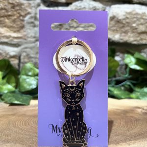 Mystic Mog Black Cat Keyring