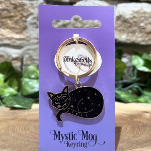 Mystic Mog Sleeping Cat Keyring