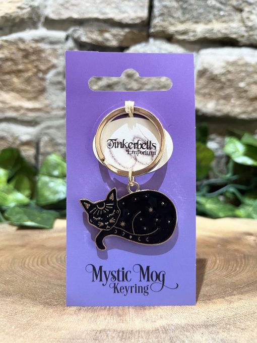 Mystic Mog Sleeping Cat Keyring
