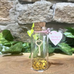 Gold Stars Wish Jar Magic Key