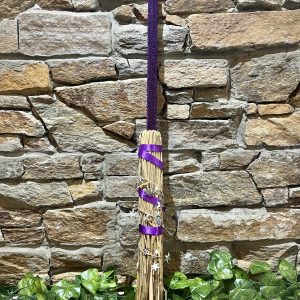 Purple Glitter Star Broomstick