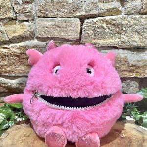 Worry Monster Zip’Emal Plush Pink