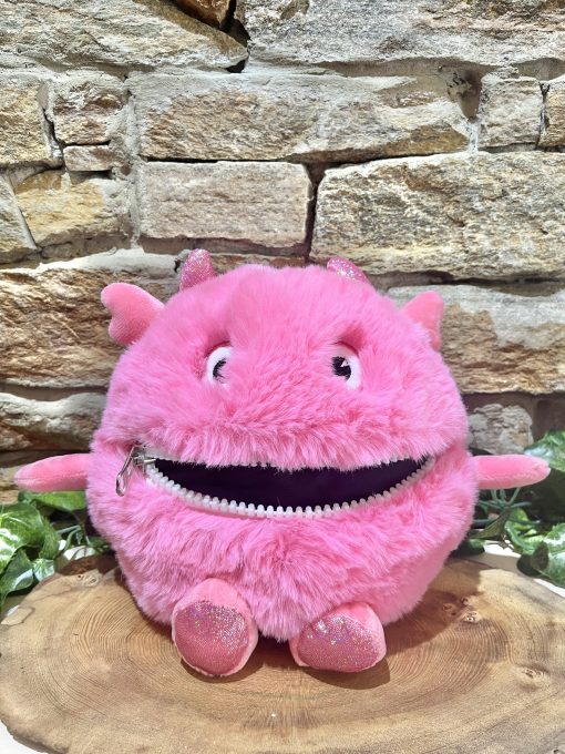 Worry Monster Zip’Emal Plush Pink