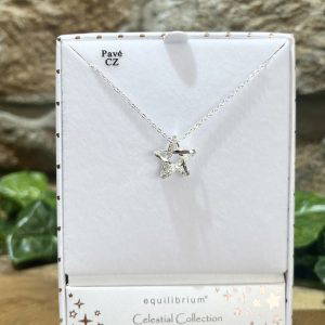 Celestial Sparkling Pentagram Necklace