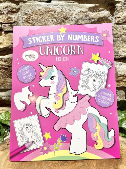 Sticker By Numbers Unicorn Activity Book