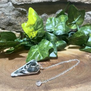 Sardonyx Green Crystal Pendulum 3.5cm