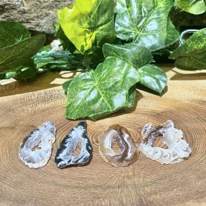 Ochino Agate Druze Slice 3cm