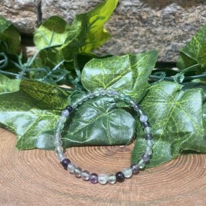 Fluorite Crystal Beaded Bracelet