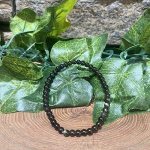 Obsidian Crystal Beaded Bracelet