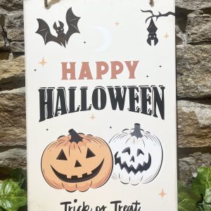 Happy Halloween Wooden Sign