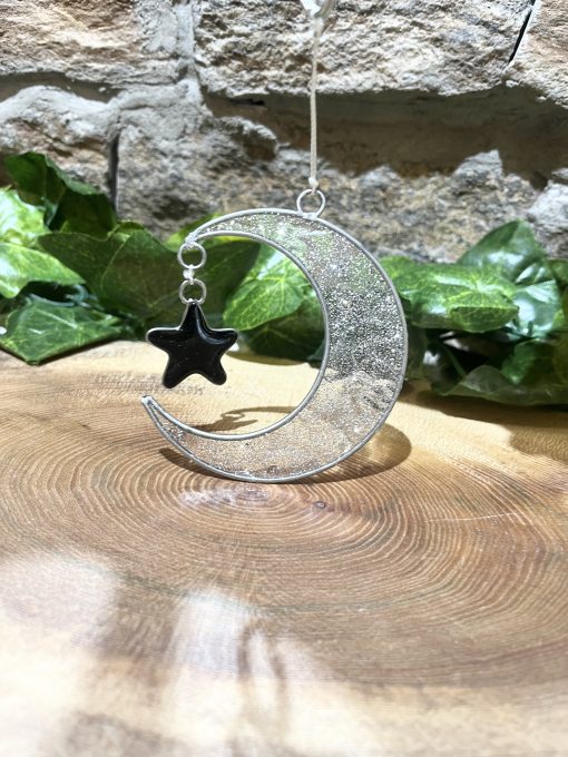 Sparkling Moon Suncatcher