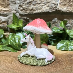 Unicorn Under Toadstool Ornament