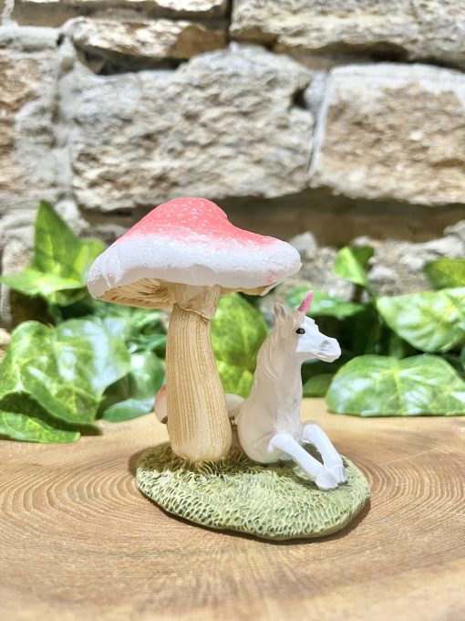 Unicorn Under Toadstool Ornament - Image 2