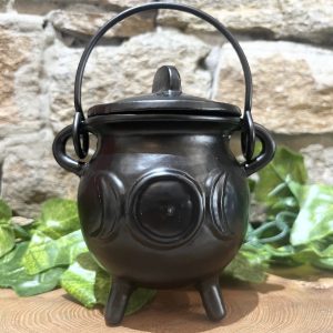 Cast Iron Black Cauldron 12cm