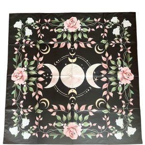 Triple Moon Rose Altar Cloth
