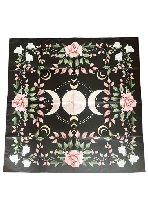 Triple Moon Rose Altar Cloth