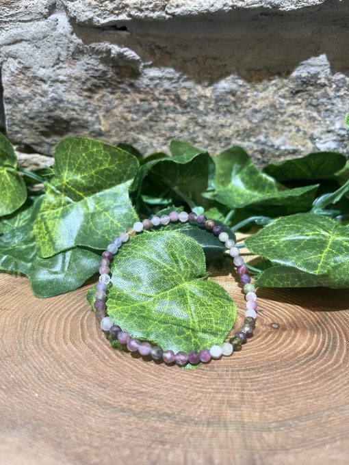 Mixed Tourmaline Crystal Faceted Bracelet