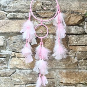 Pink Feather Dreamcatcher