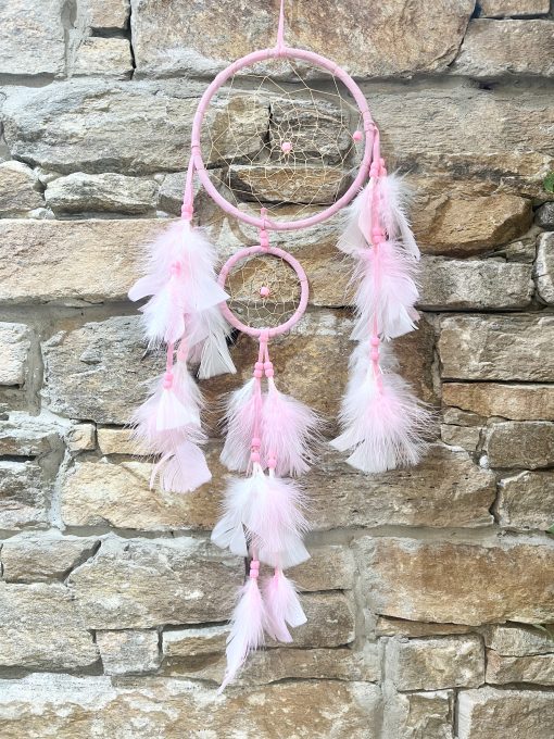 Pink Feather Dreamcatcher