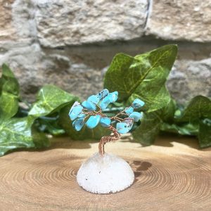 Miniature Crystal Tree Blue Howlite