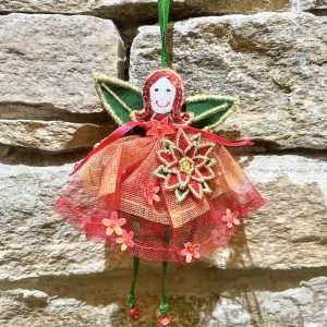 Christmas Wishing Fairy Poinsettia