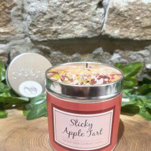 Sticky Apple Tart Sparkling Candle