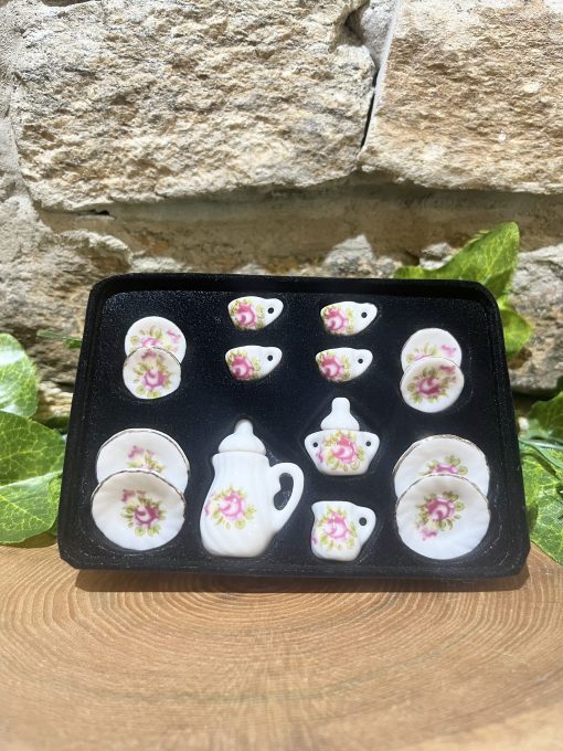 Miniature China Tea Set Roses