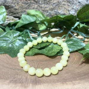 Olive Jade Crystal Bracelet