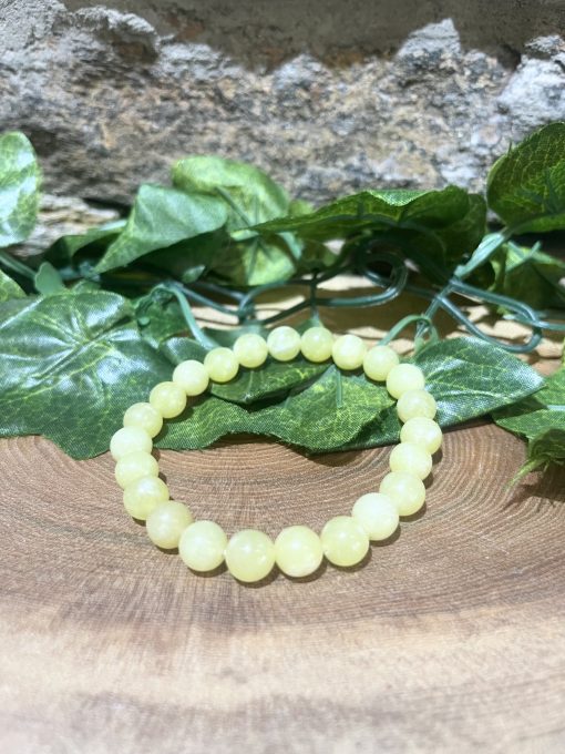 Olive Jade Crystal Bracelet