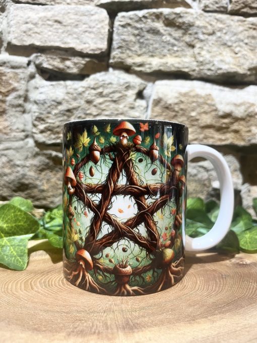 Magickal Rooted Pentagram Mug