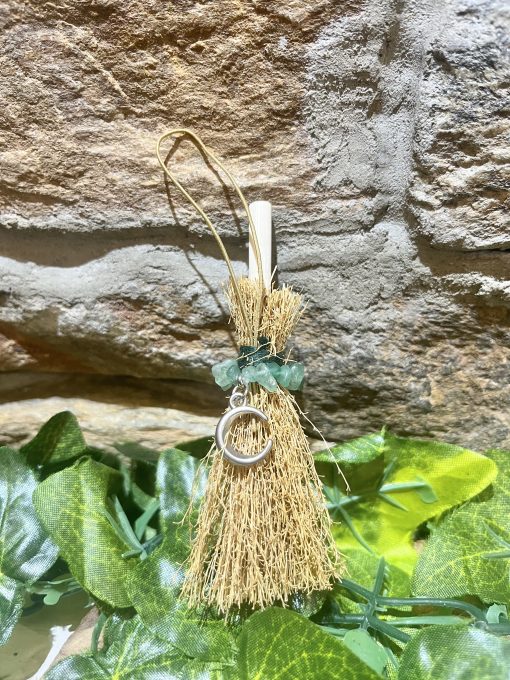 Magic Broomstick Aventurine Moon