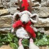 Cosy Festive Mouse Reindeer Antlers
