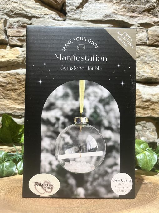 Crystal Manifesting Bauble Clear Quartz