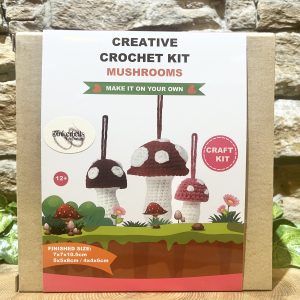 Creative Crochet Set Mushrooms