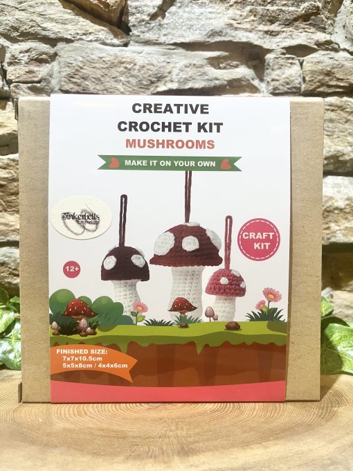 Creative Crochet Set Mushrooms